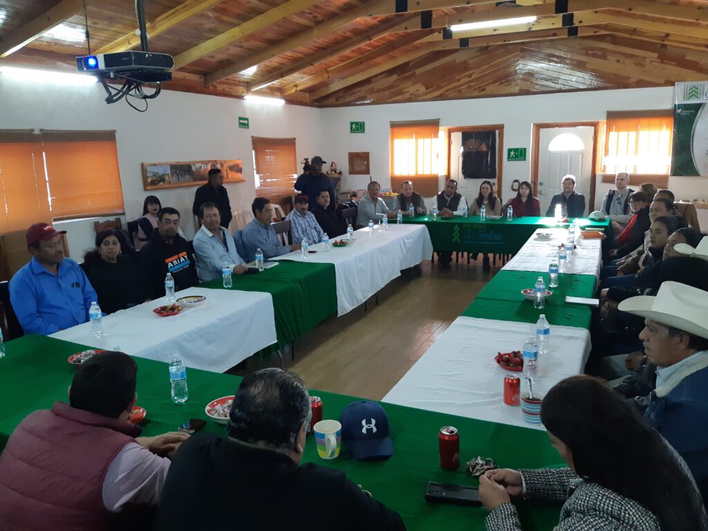 Ejido council meeting in Mexico